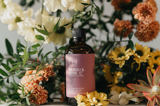 Neroli & ros C toner med uppstramande aktiva ingredienser