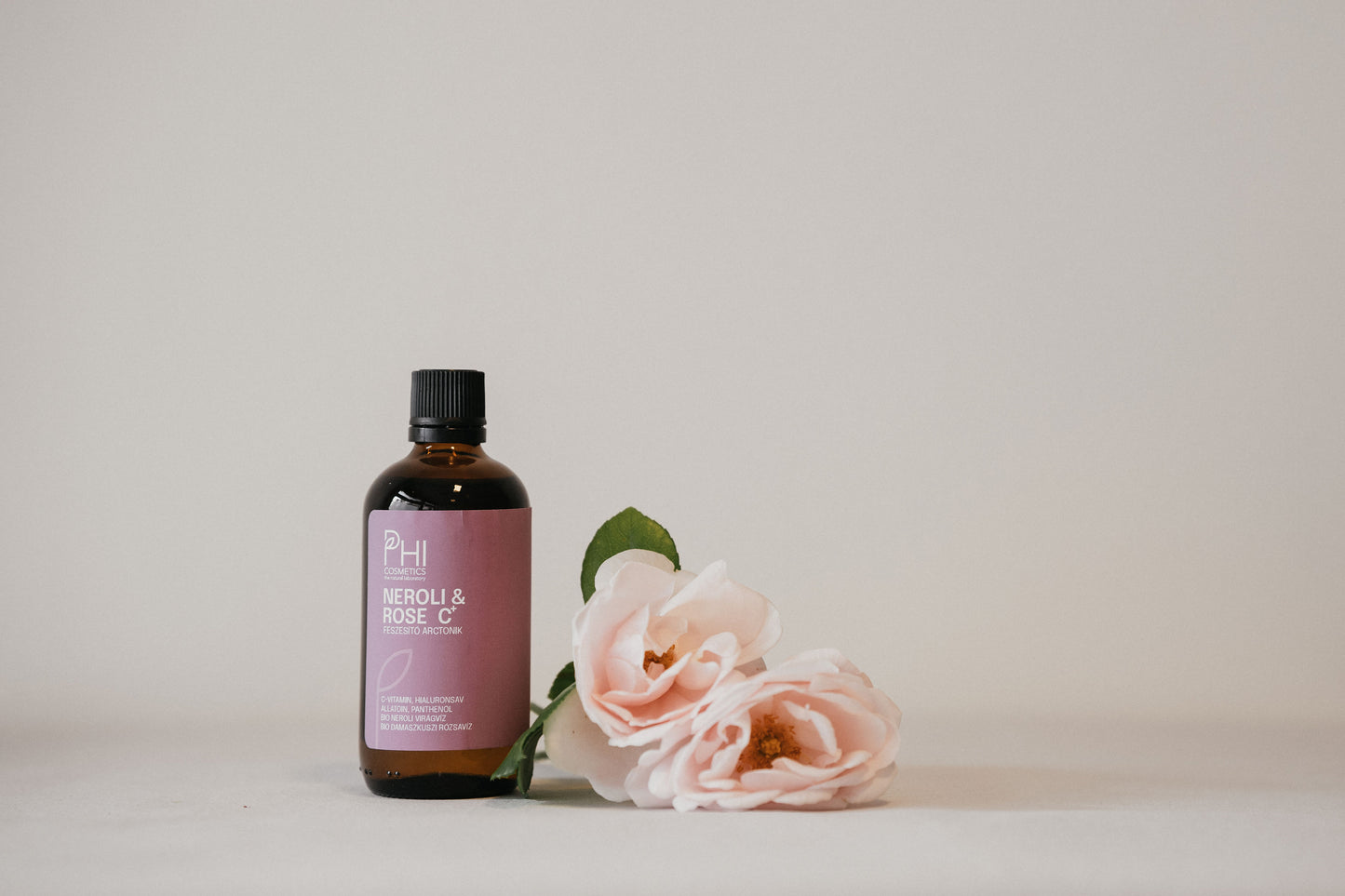 Neroli & ros C toner med uppstramande aktiva ingredienser